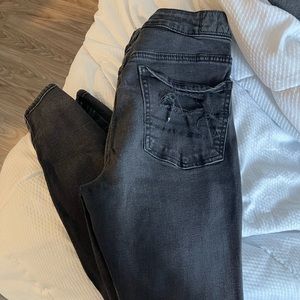 Black American Eagle Ripped Jeans